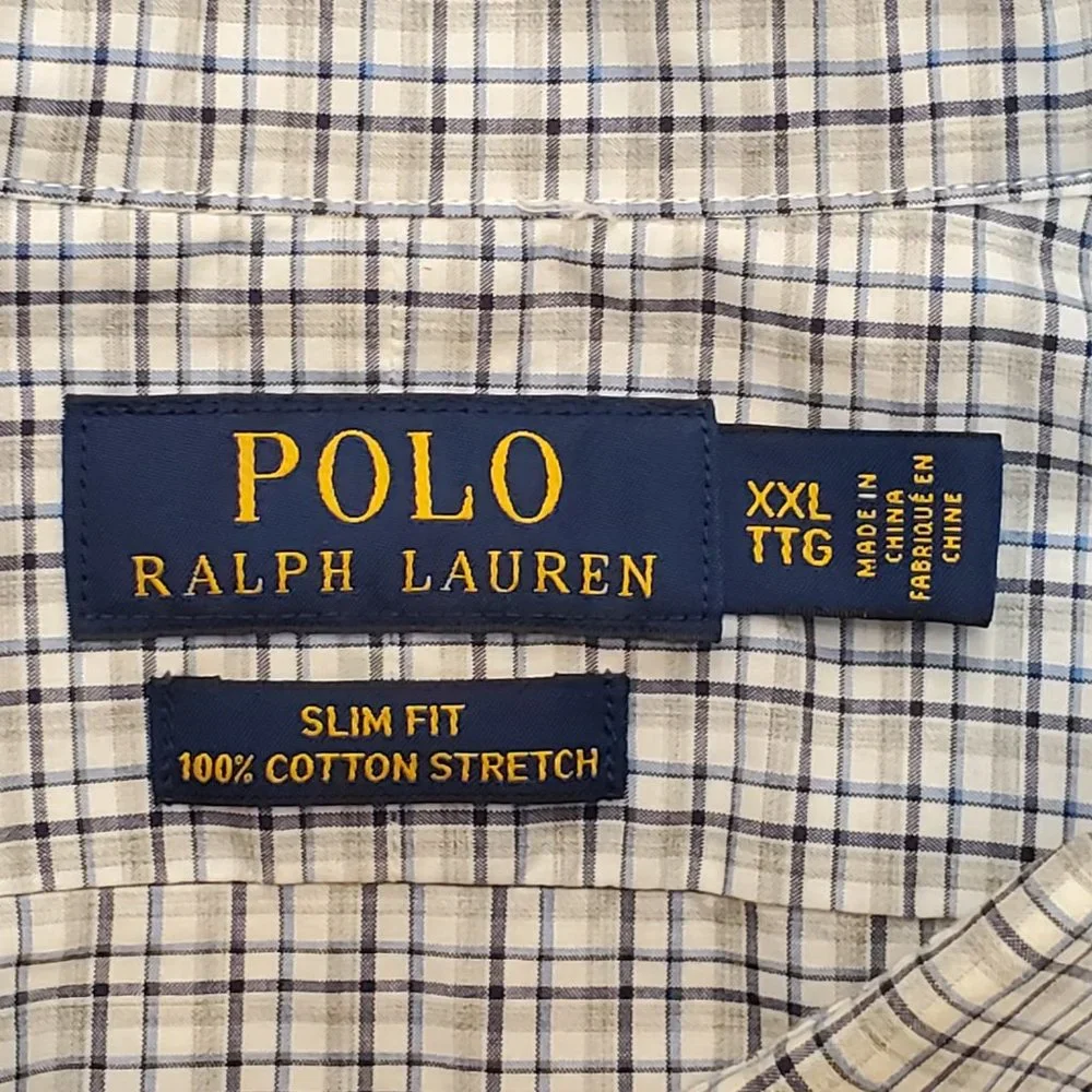 Polo Ralph Lauren Stretch Button Down Slim Fit XXL
